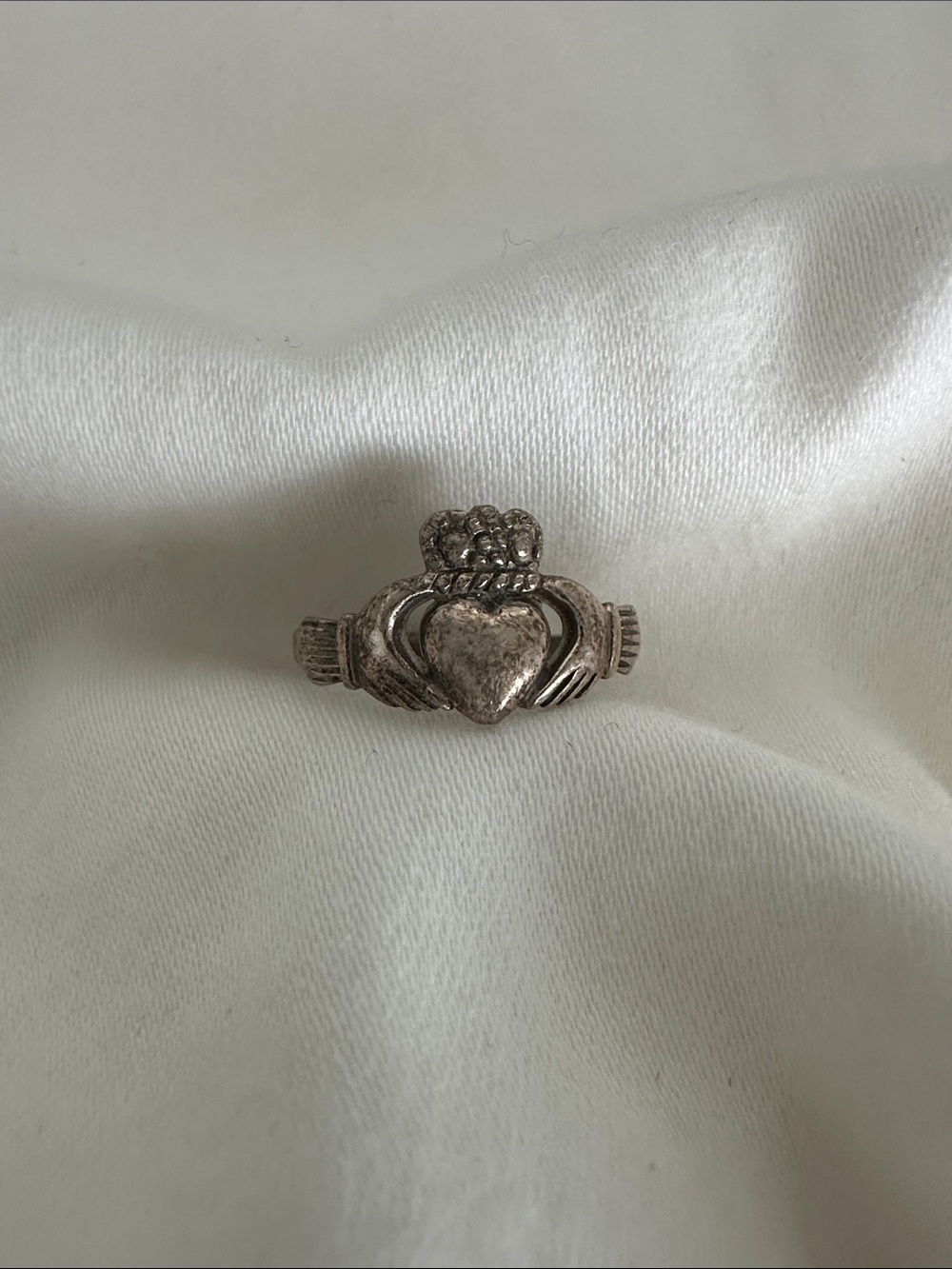 Sterling Silver Claddagh Heart Ring